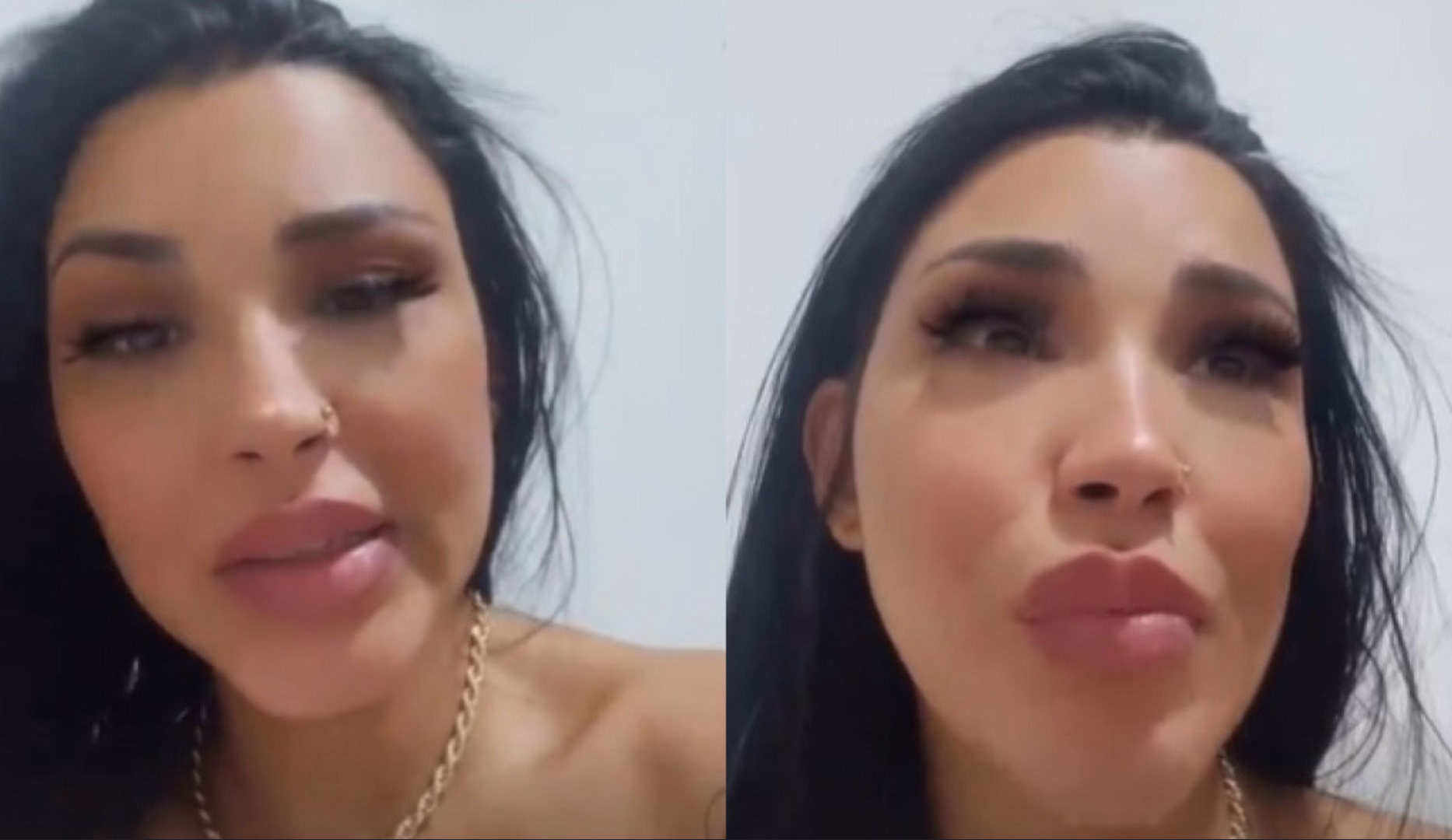 Filha de Gretchen surge aos prantos em vídeo após confusão na família: “Estou sofrendo”