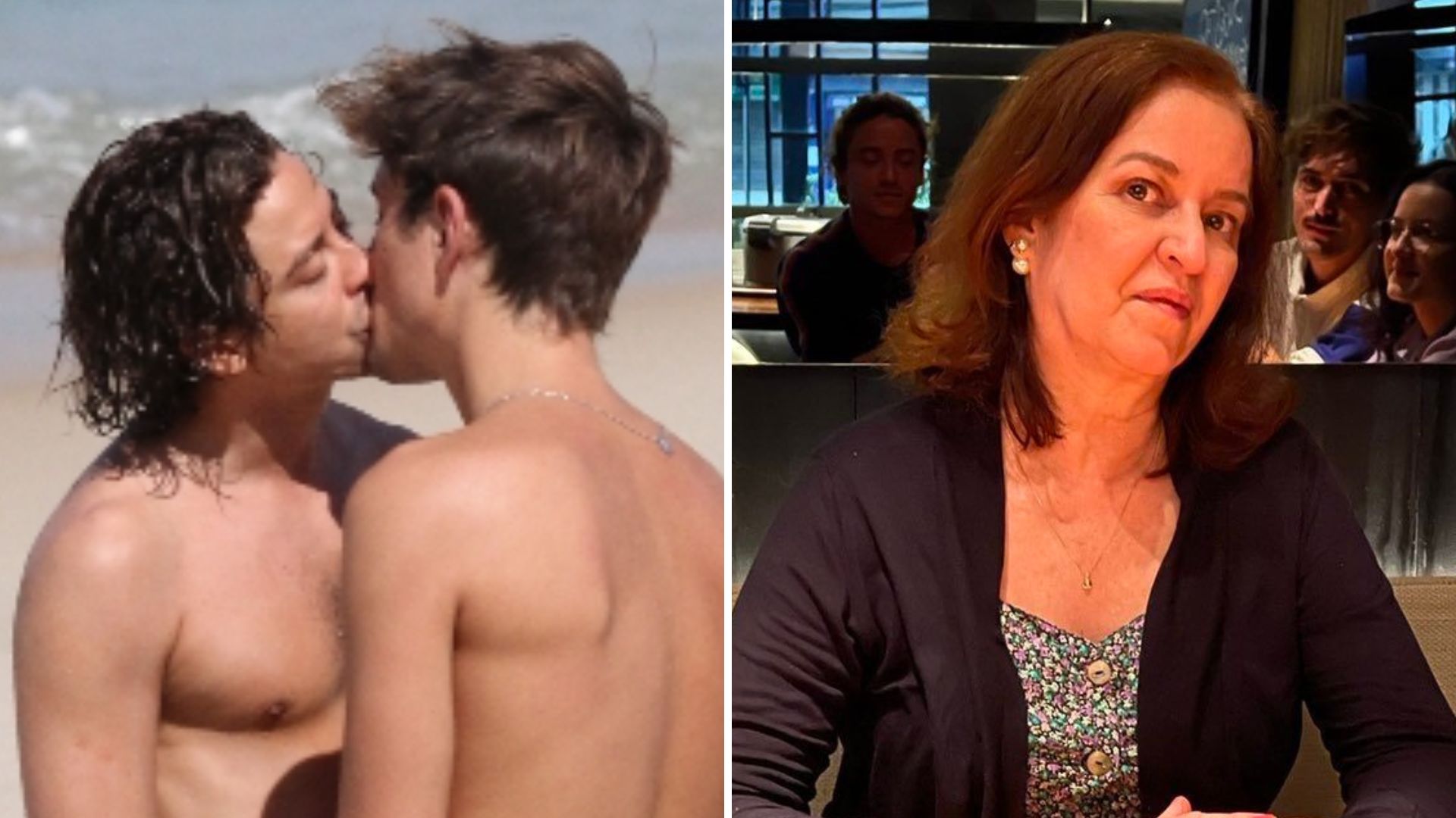 Jove de ‘Pantanal’, Jesuíta Barbosa apresenta novo affair à mãe e curte almoço em família
