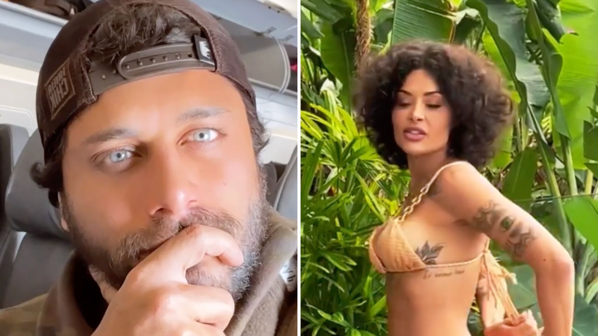 Jesus Luz reage ao receber vídeo de Aline Campos tirando o biquíni: “Quando?”