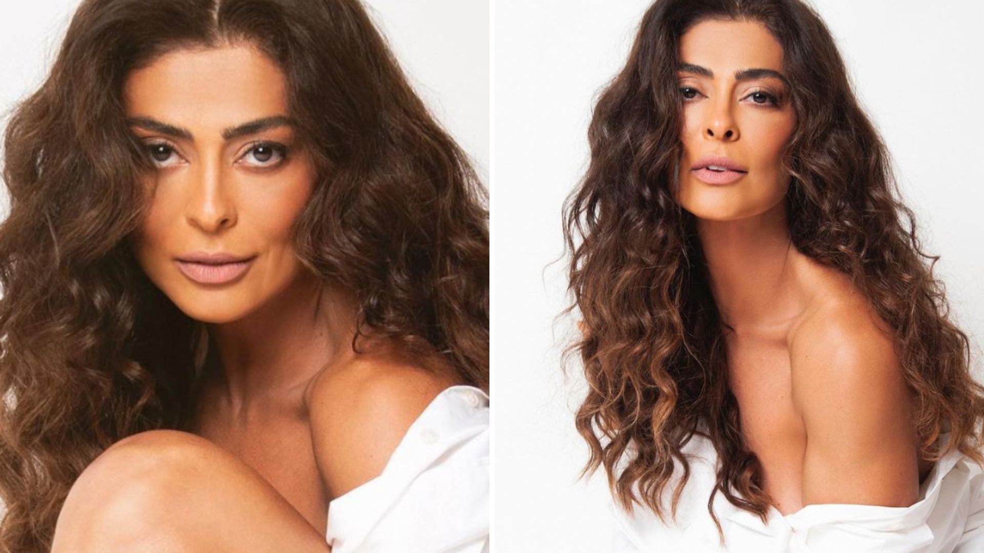 Juliana Paes cobre só o essencial e deixa colo nu em fotos picantes: “Deslumbrante”