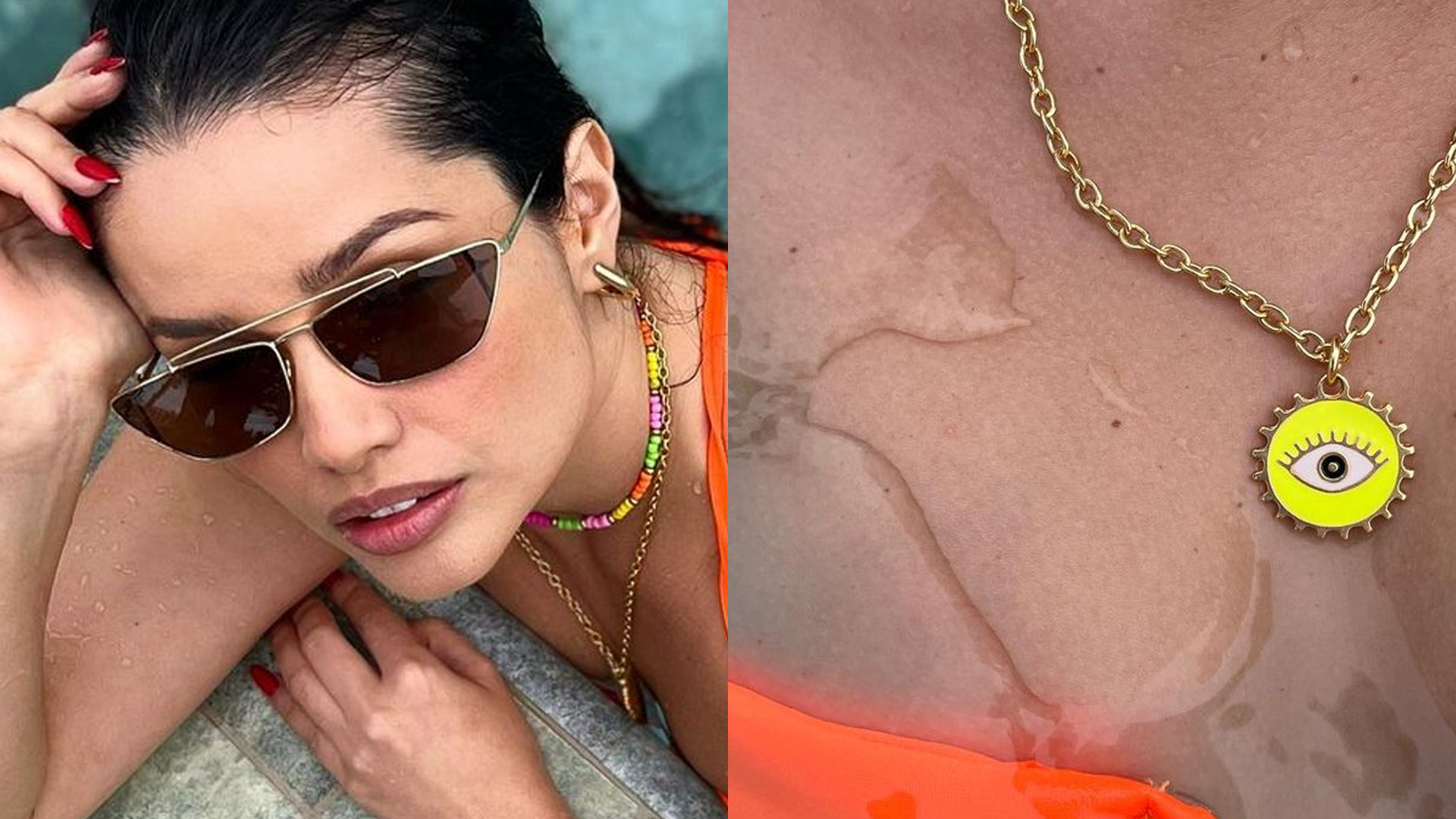 Ex-BBB Juliette dá close no decote de biquíni e arrepia seguidores: “Coisa linda”
