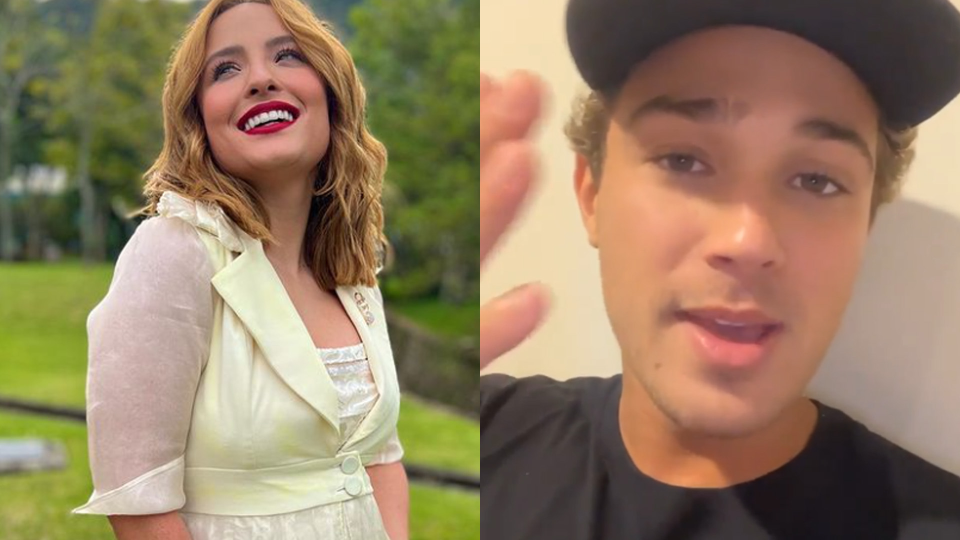 Larissa Manoela aparece com barriga de grávida e namorado reage: “Mais linda ainda”