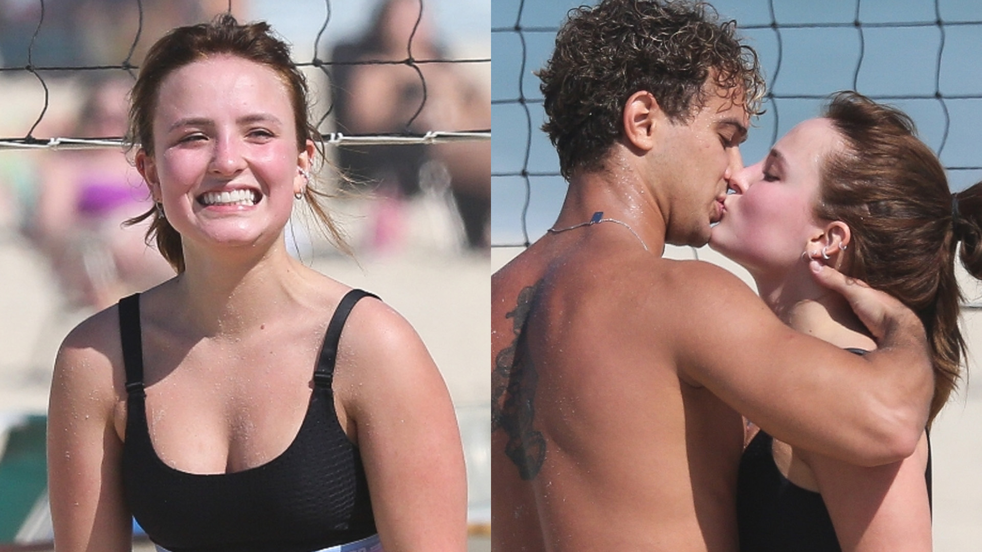 Larissa Manoela curte praia com namorado e mostra corpo real