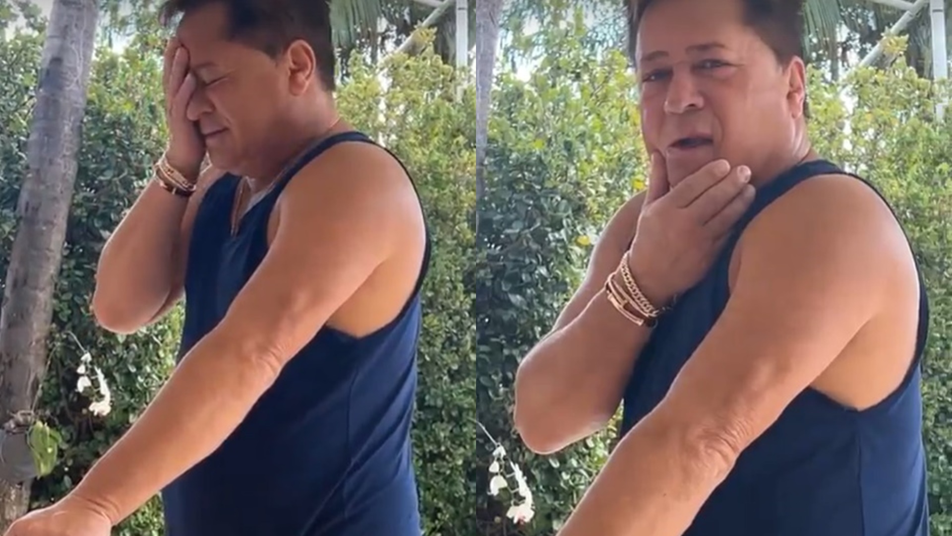 Leonardo sofre com ressaca após show e lamenta: “Nunca tinha acordado desse jeito”