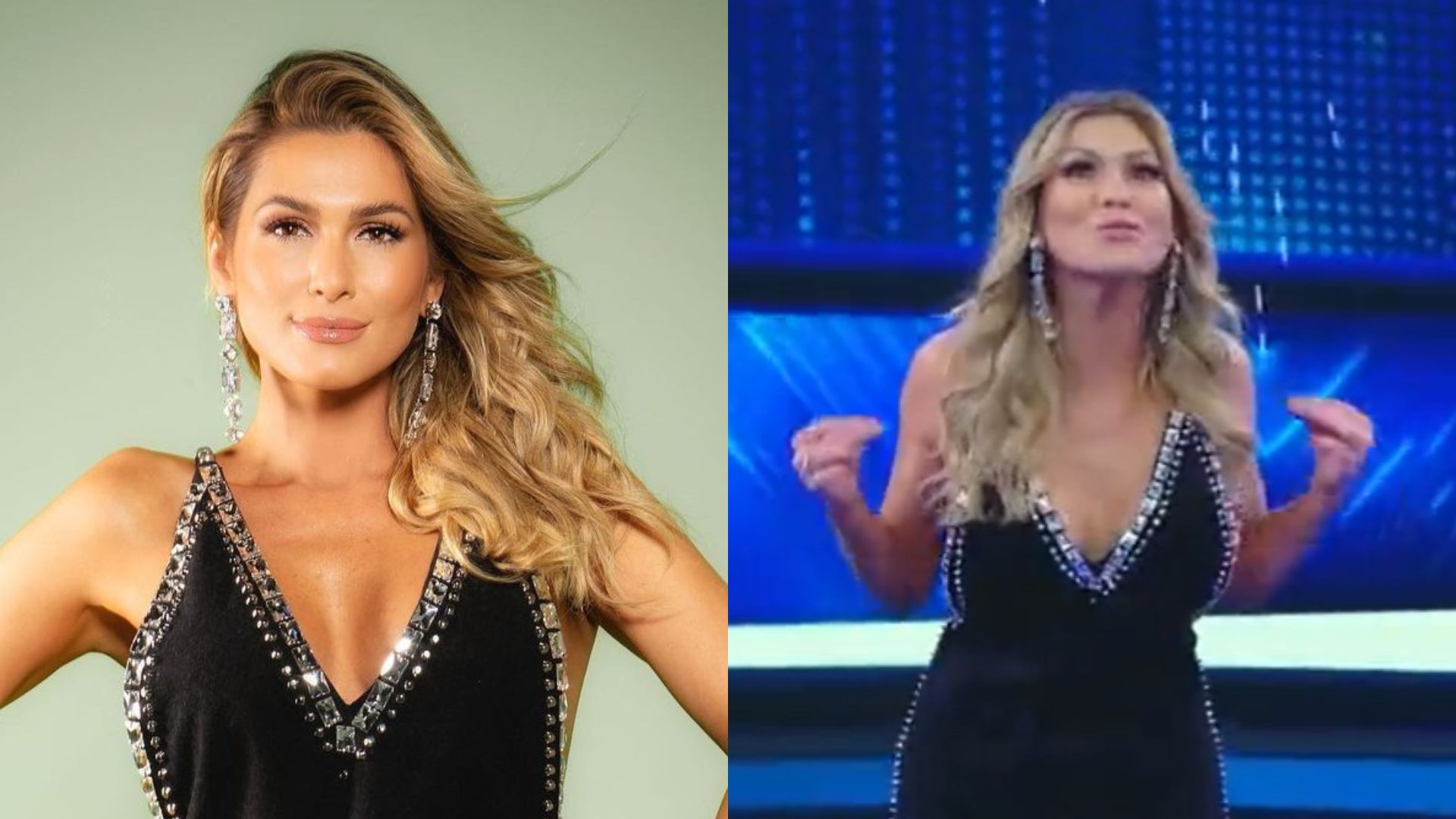 Lívia Andrade estreia na Globo com vestidinho ousado e comemora o momento: “Loucura”