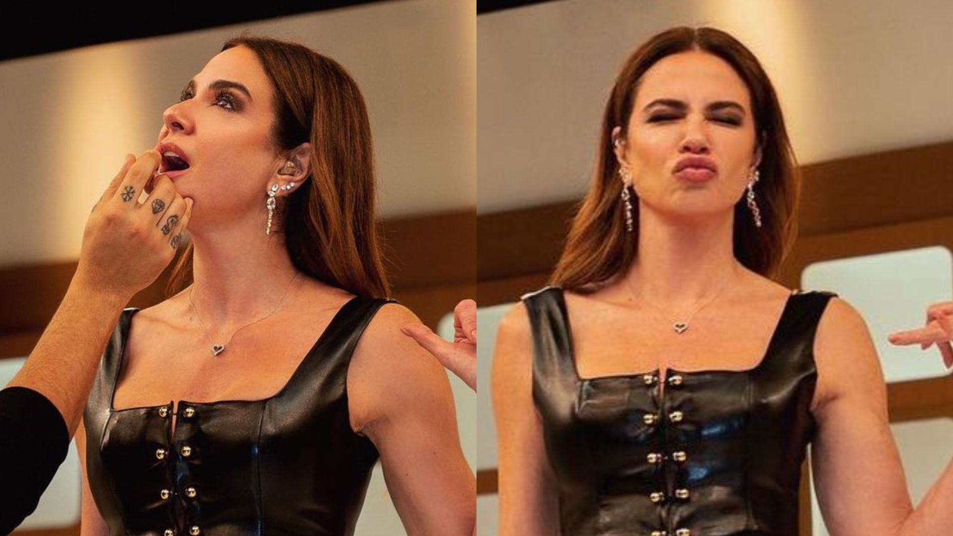 Luciana Gimenez aposta em top decotado e deixa barriga sarada exposta: “Perfeita”
