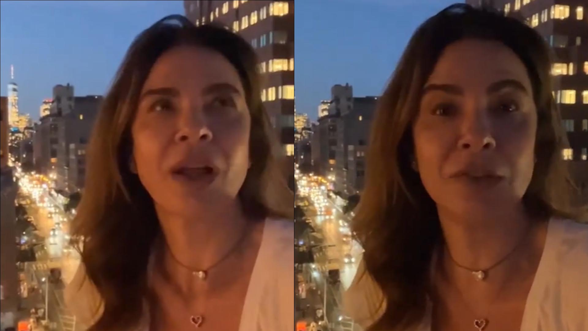 Oi? Luciana Gimenez pega avião sem sutiã e calcinha e provoca: “Pelada”