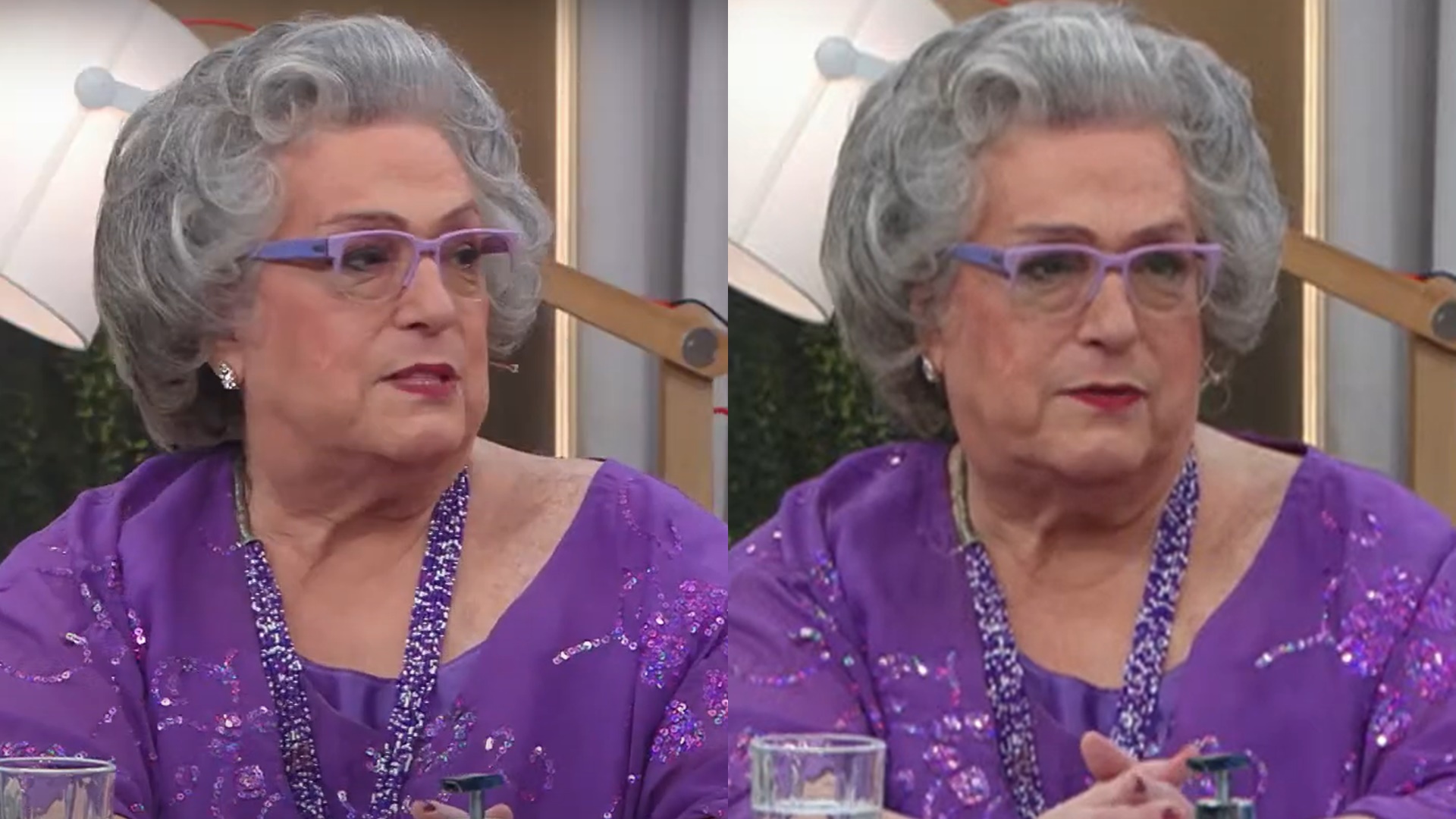 Mamma Bruschetta comete gafe ao vivo na Band e não esconde constrangimento: “Deixa”