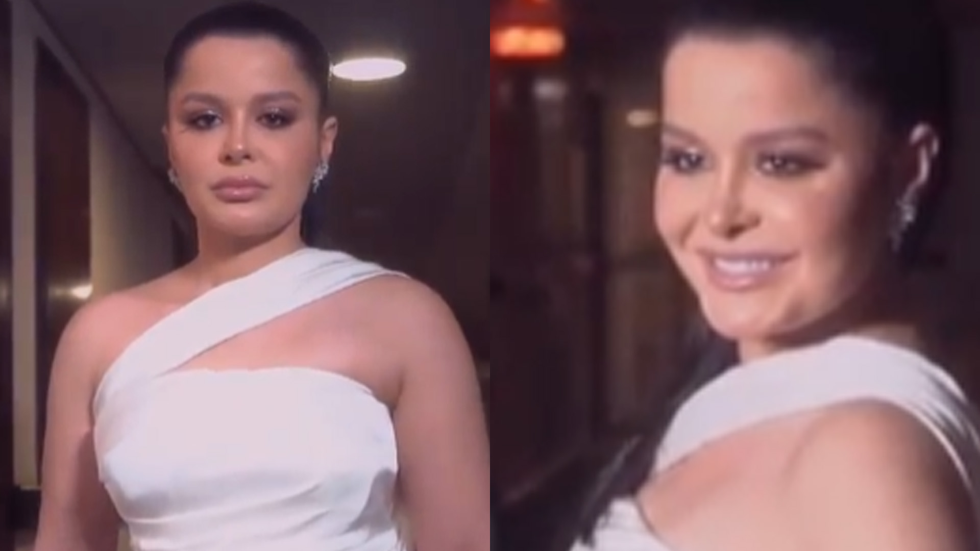 Maraisa marca cinturinha de vestido branco amarrado: “Perfeição divina”