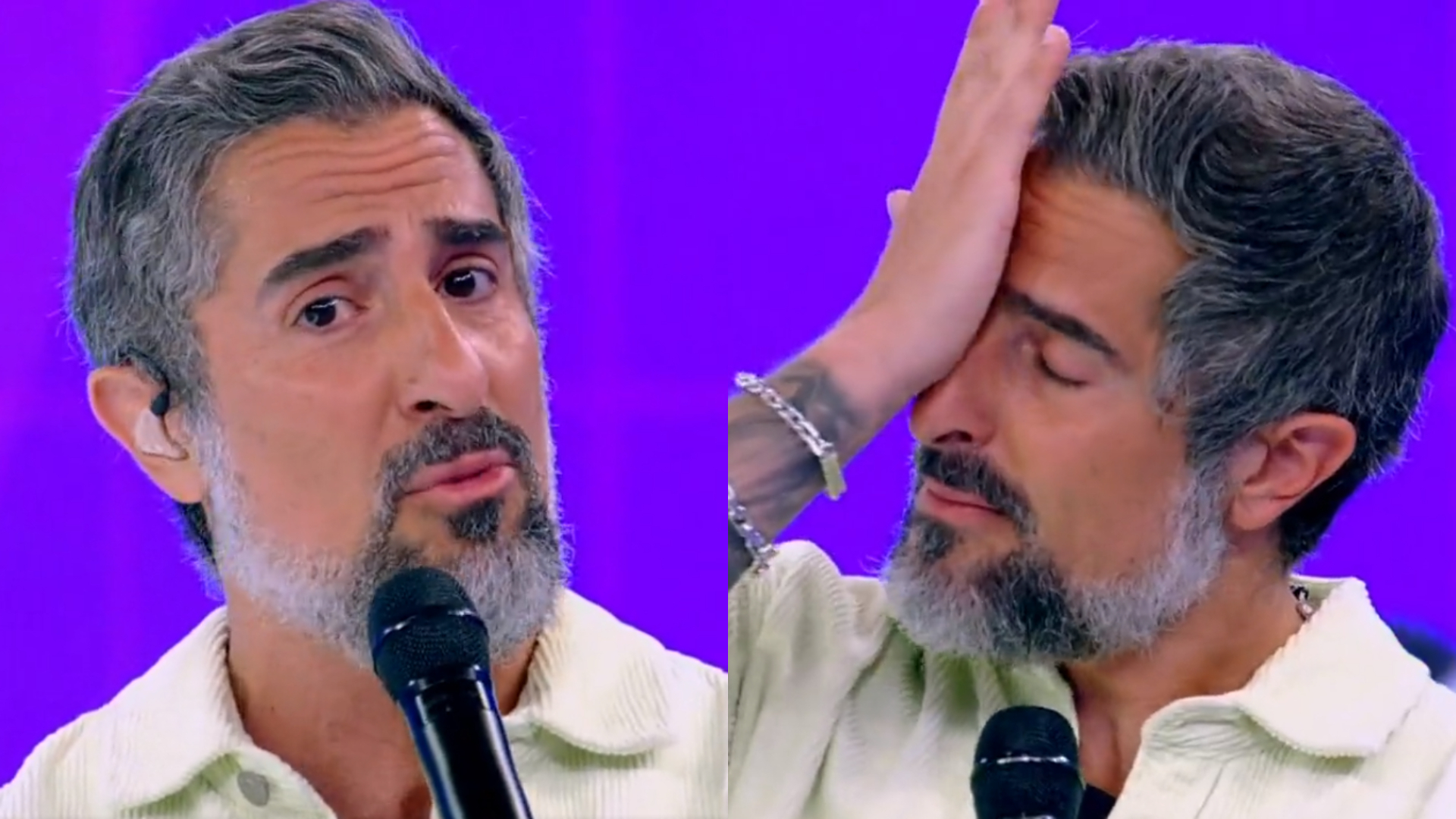Marcos Mion cai no choro ao receber homenagem dos filhos no ‘Caldeirão’: “Merece”