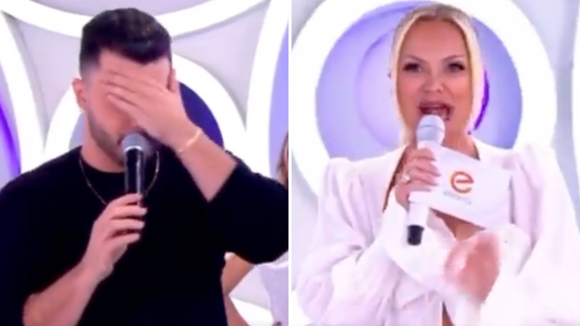 Murilo Huff comete gafe inacreditável e leva bronca de Eliana: “Como é que é?”