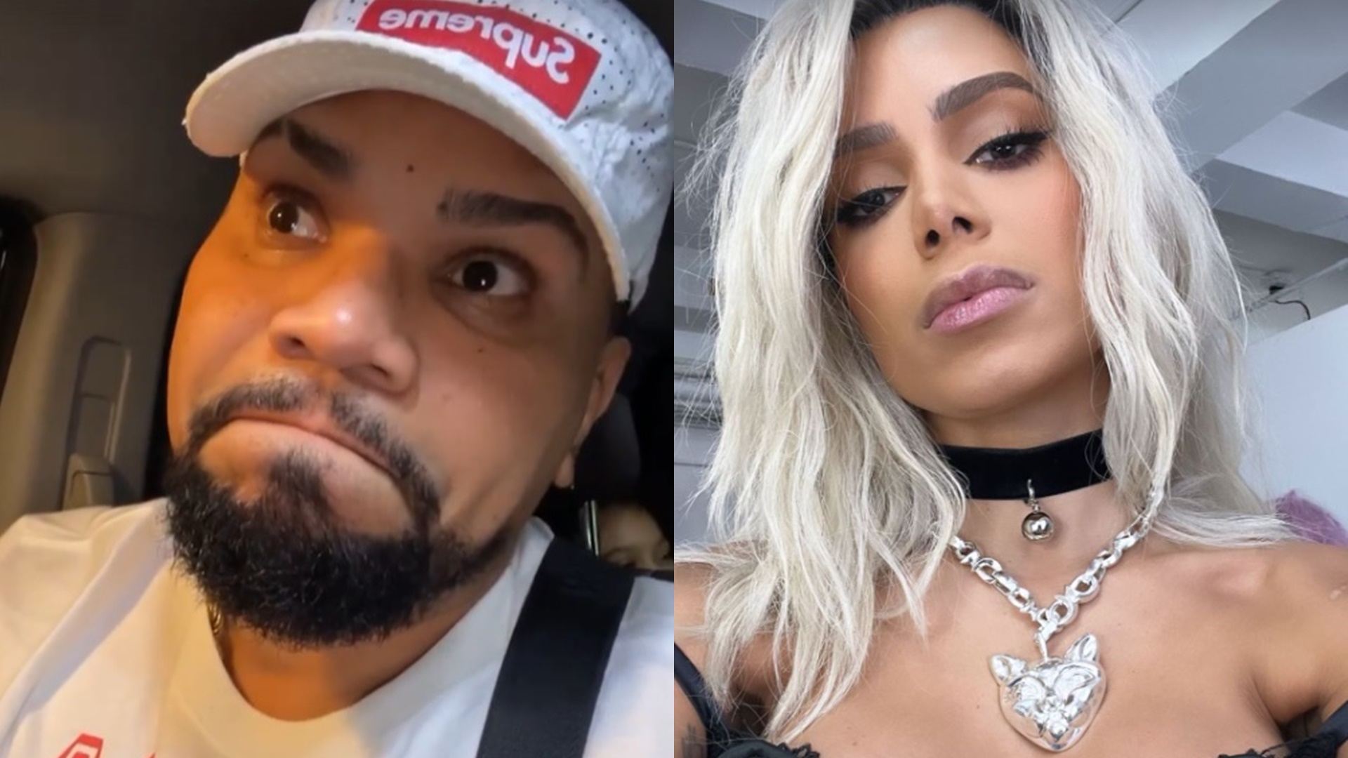 Naldo Benny se pronuncia após ser acusado de atacar Anitta: “Não diminuí ninguém”