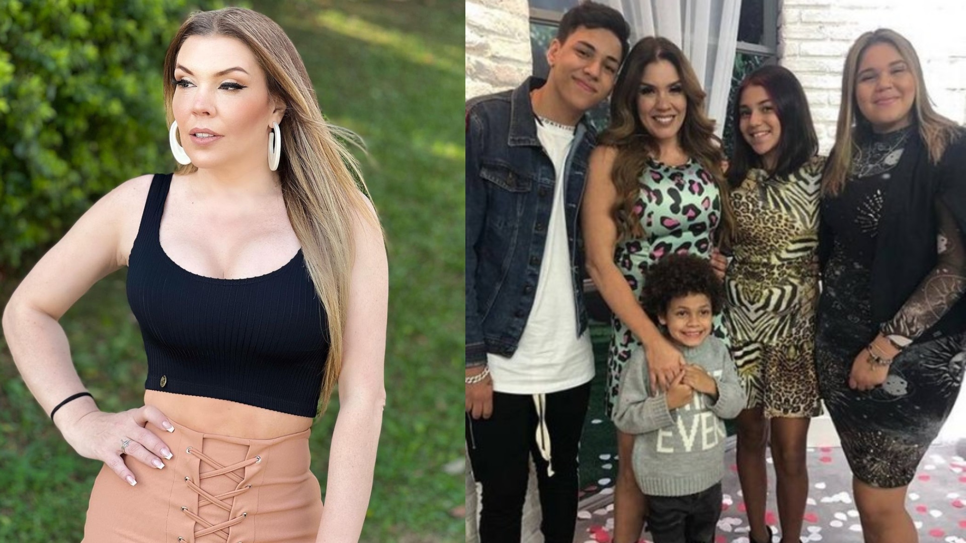 Simony é mãe de quatro filhos de três casamentos diferentes; conheça cada um deles