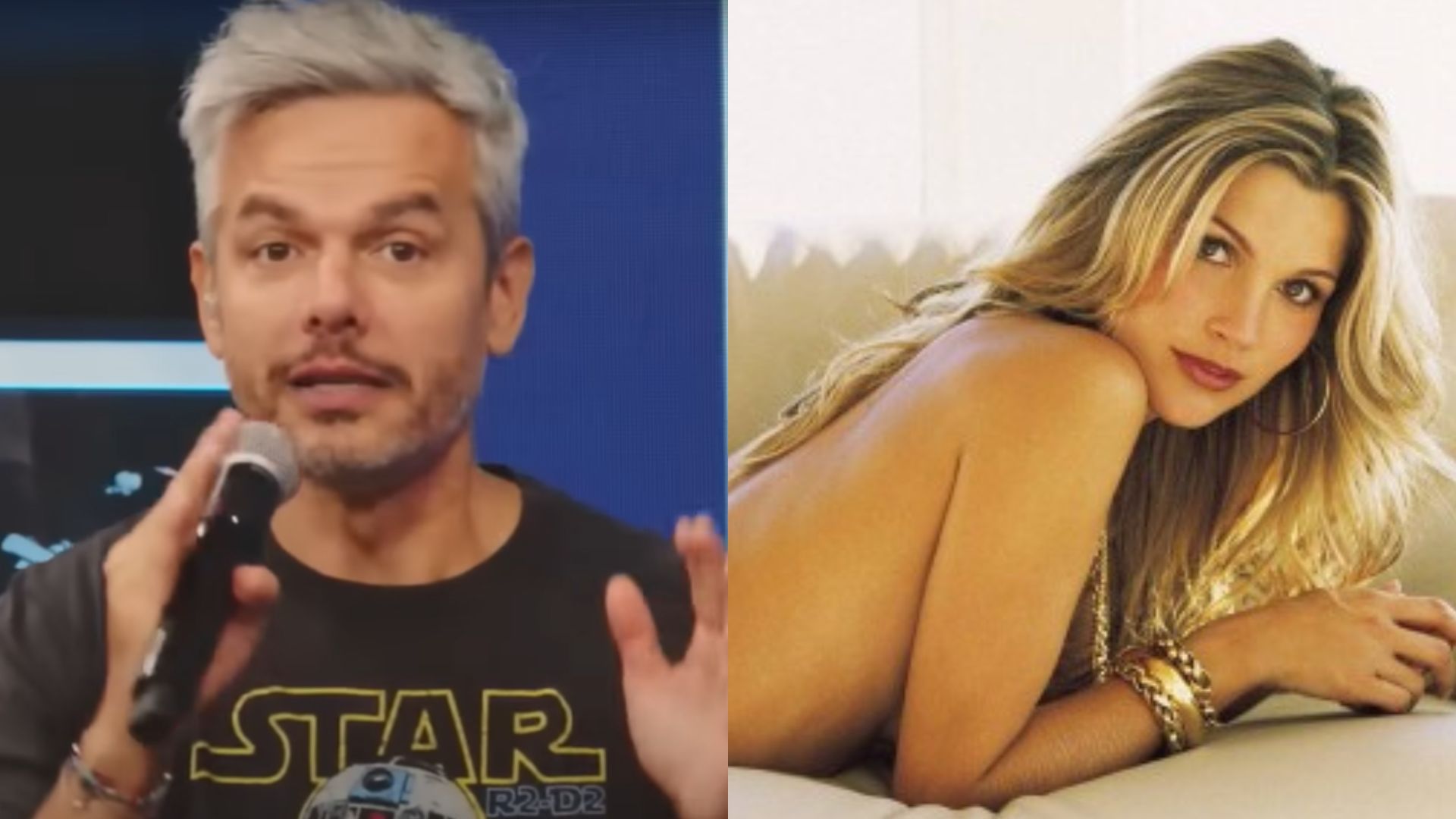 Otaviano Costa relembra ensaio nu de Flávia Alessandra em revista: “Desconforto”