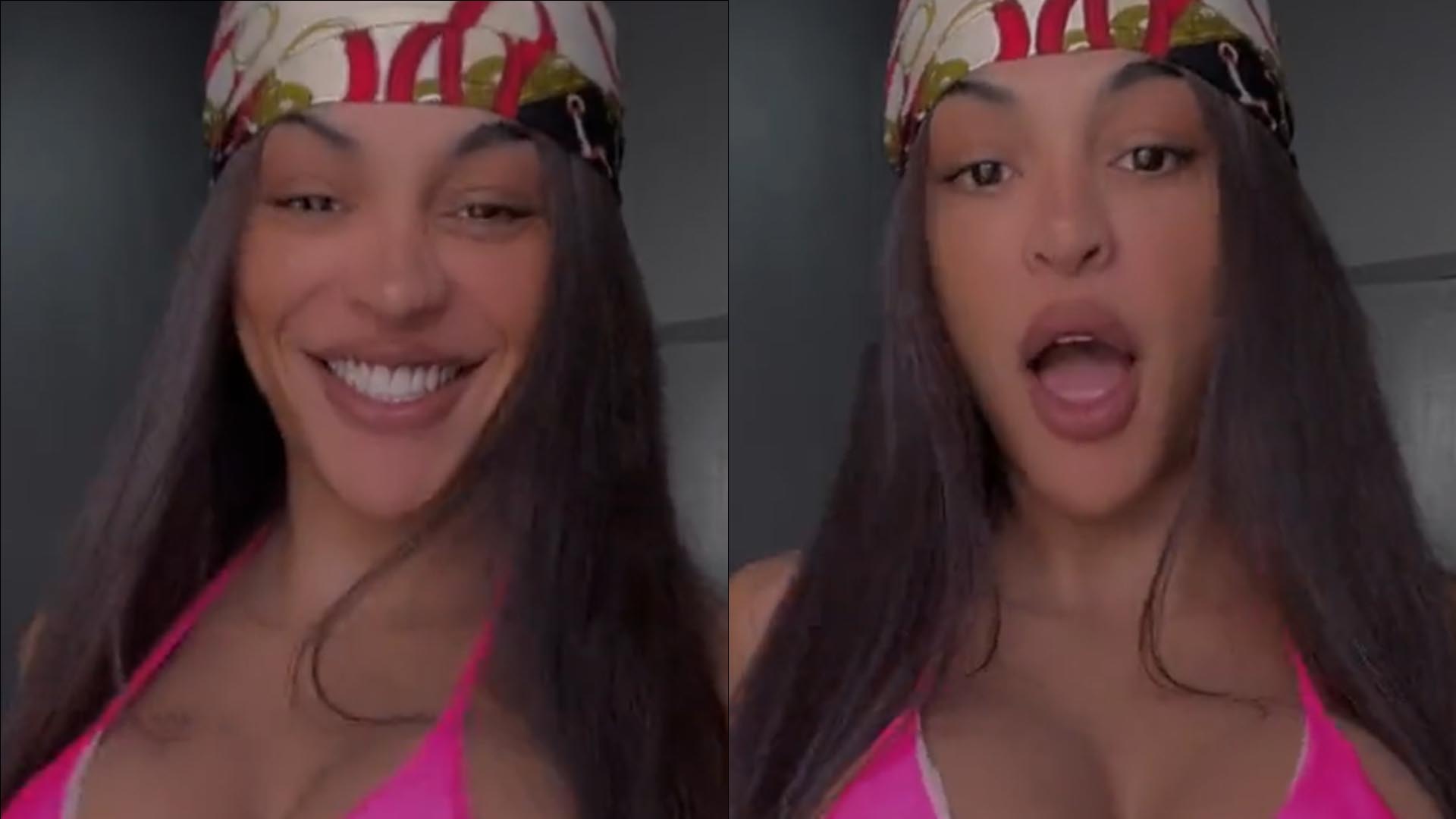 Pabllo Vittar balança próteses turbinadas só de biquíni e choca web: “Peituda”