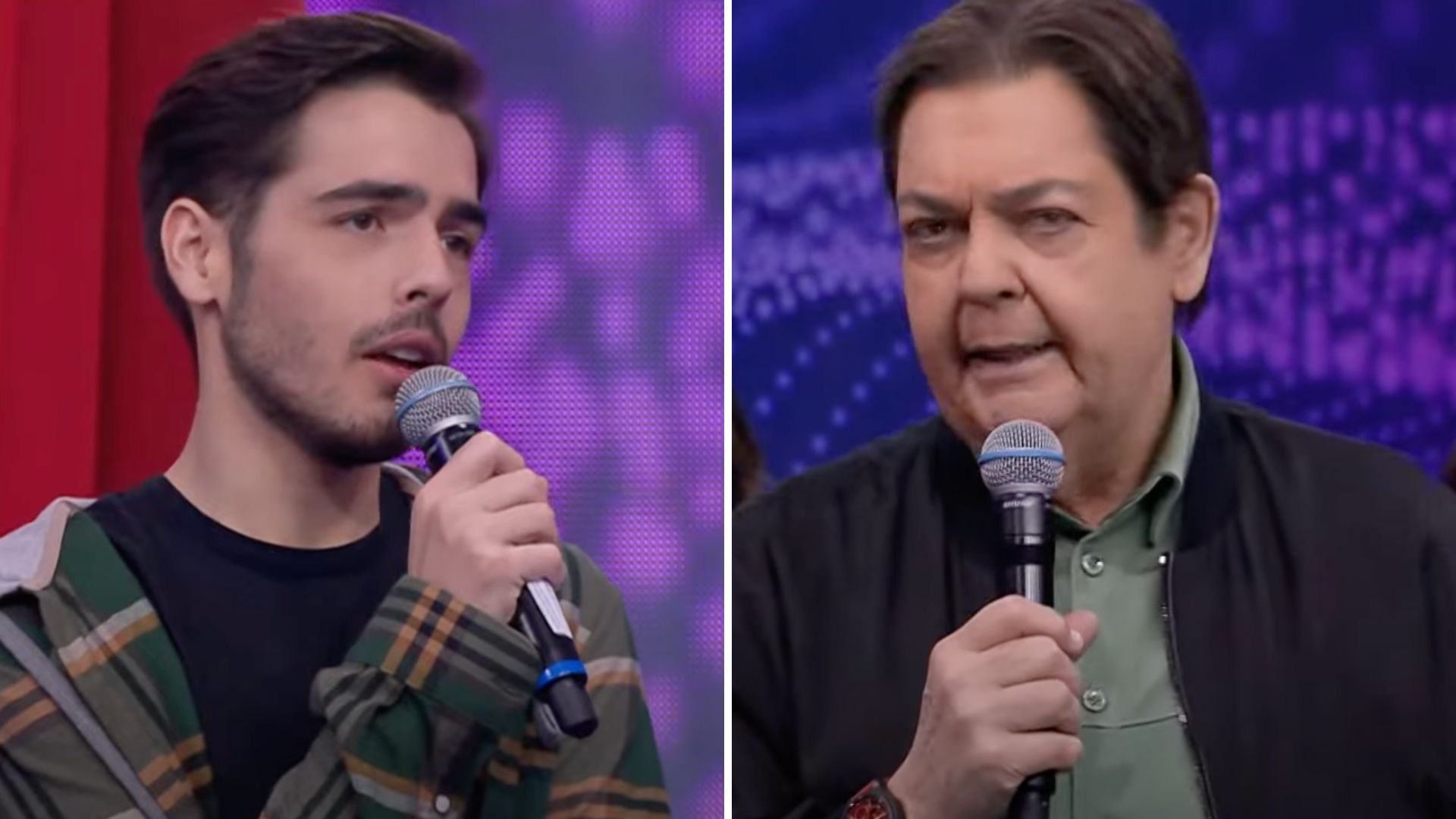 Filho de Faustão faz pergunta indiscreta e deixa apresentador chocado: “A culpa é sua”