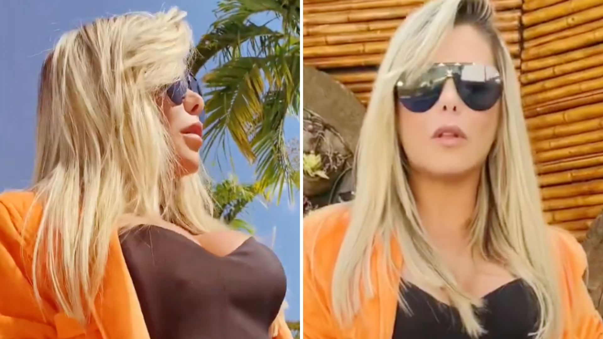 Esposa de Leonardo desfila exibindo decotão e barriga sarada: “Bonito é ser de verdade”