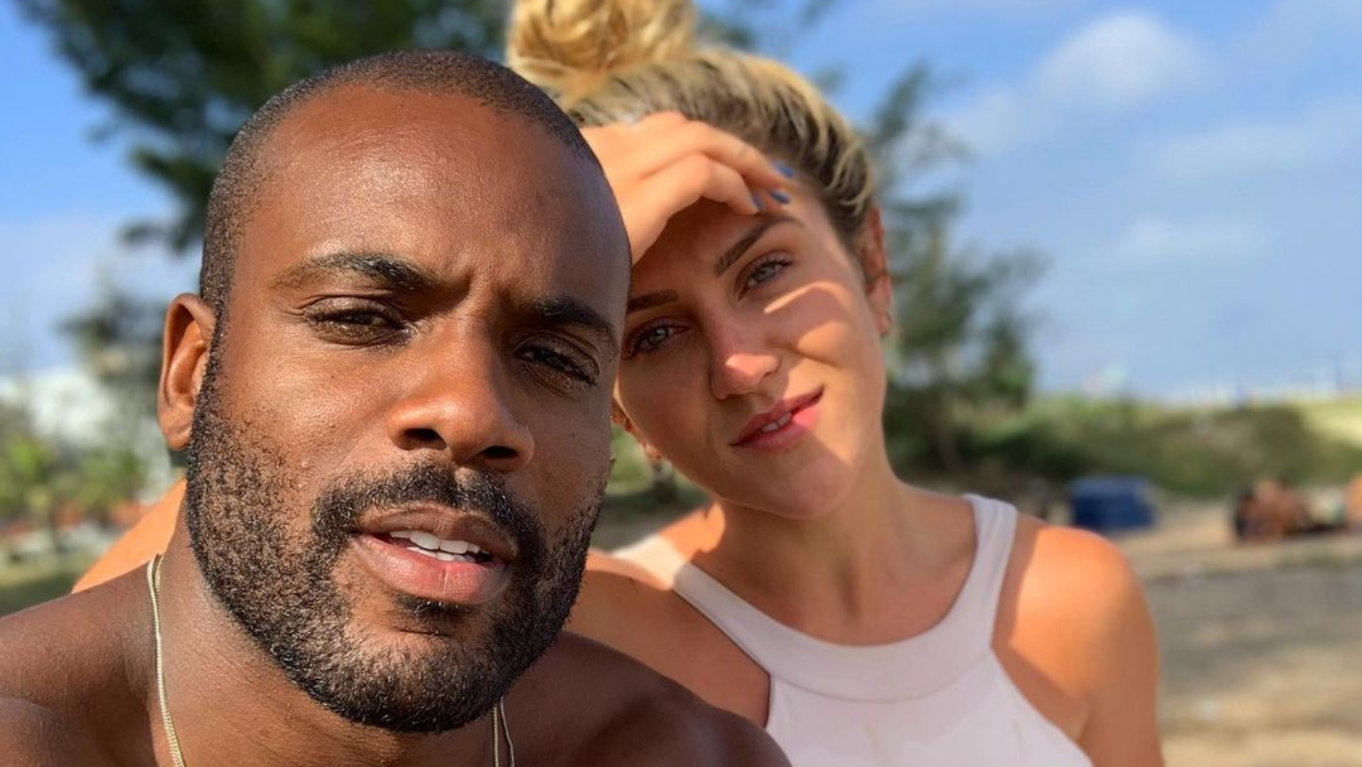 Casal fitness! Rafael Zulu e Aline Becker ostentam corpos definidos: “Lindos”