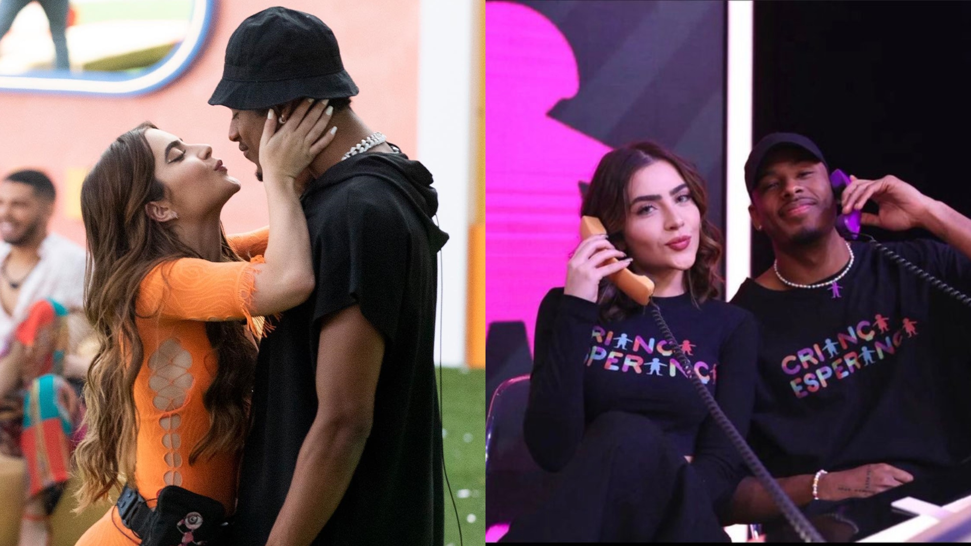 Ex-BBBs Jade Picon e Paulo André se reencontram e trocam carinhos: “Que saudade”