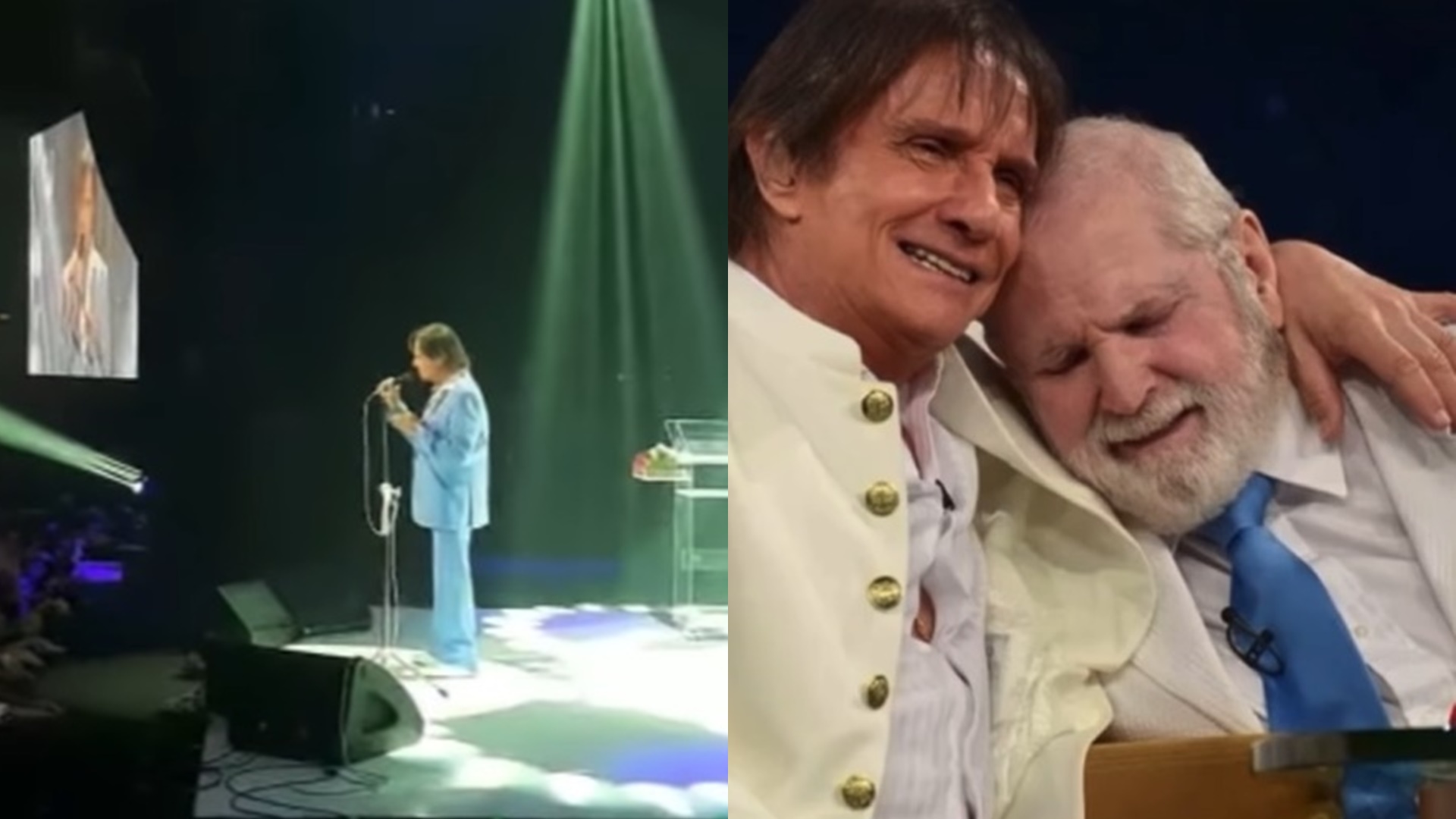 Roberto Carlos comove público ao dedicar show a Jô Soares: “Ida para perto de Deus”