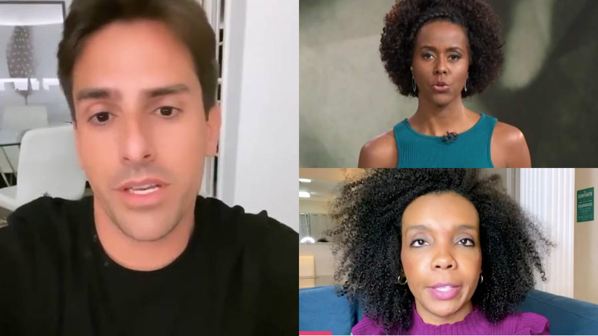 Rodrigo Branco implora perdão após ataque racista contra Thelma e Maju: “Busquei ajuda”