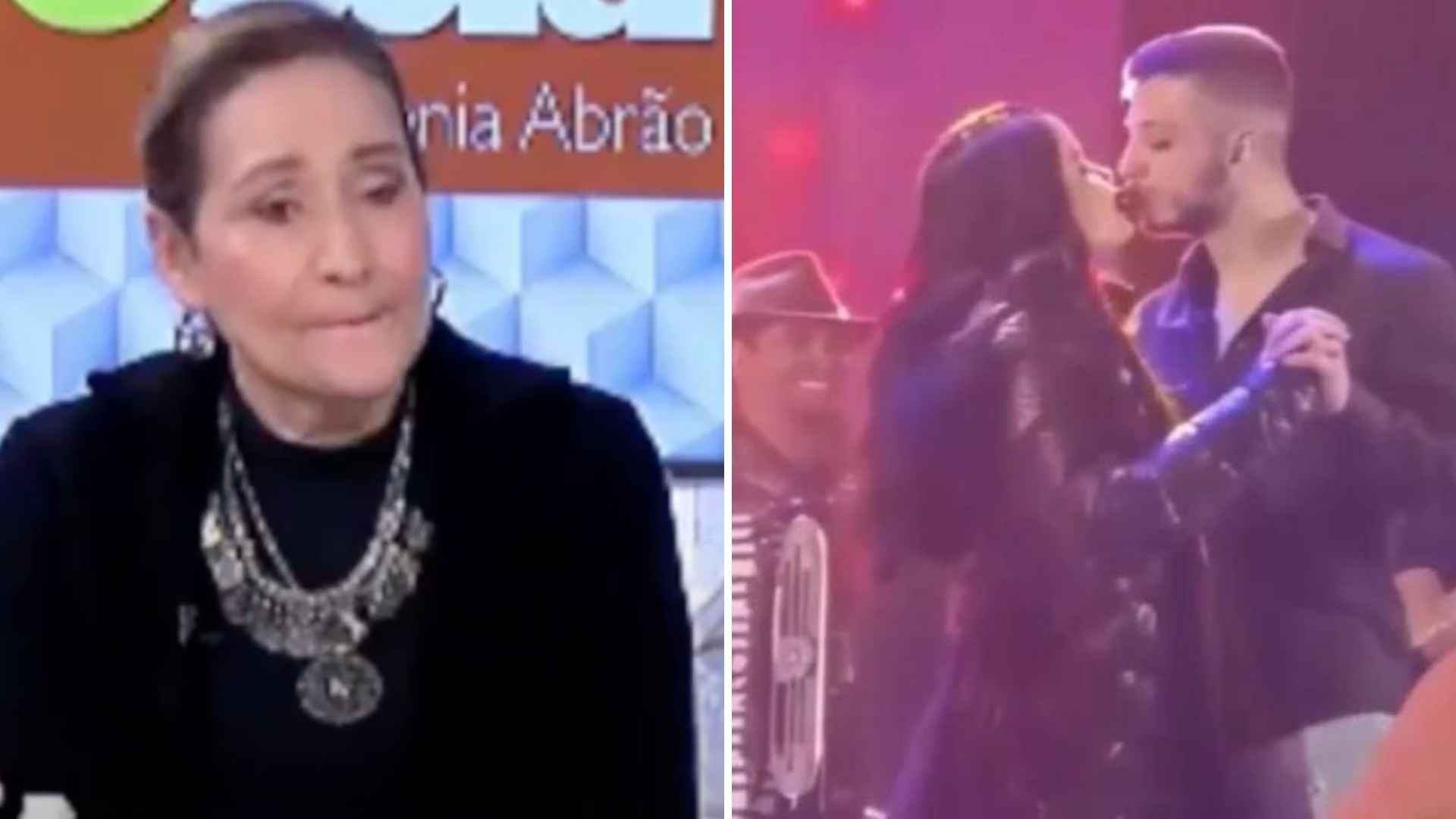 Sonia Abrão detona beijo de Maraísa com fã em cima do palco: “Não concordo”