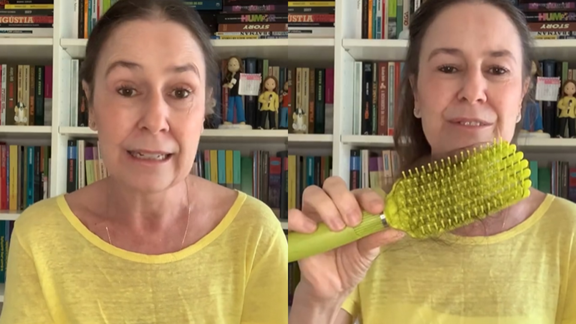 Em luta contra câncer, Susana Naspolini assume que irá raspar a cabeça: “Cheia de buraco”