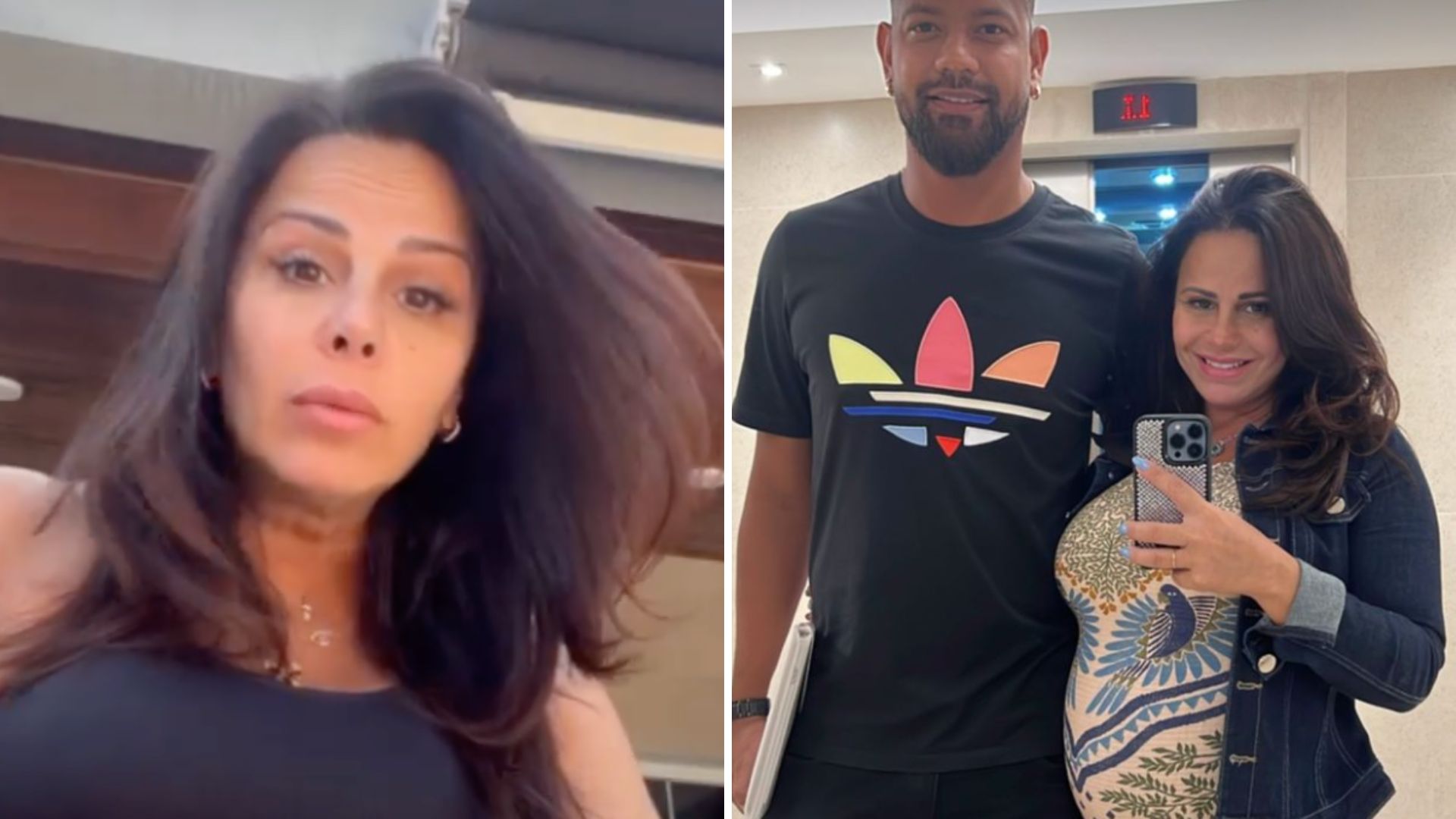 Tudo isso? Viviane Araújo se pesa e descobre quantos quilos ganhou na gravidez