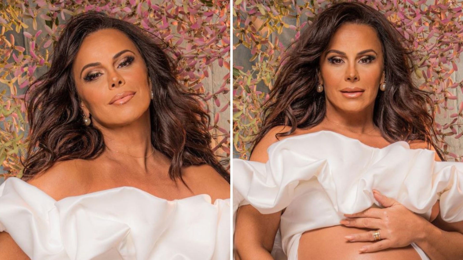 Viviane Araújo deixa barrigão de fora em ensaio gestante encantador: “Pura arte”