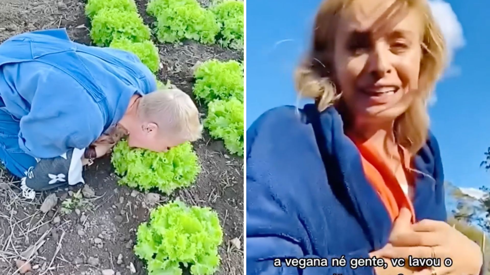 Angélica resgata Xuxa após apresentadora comer alface em horta: “Ela não tá bem”