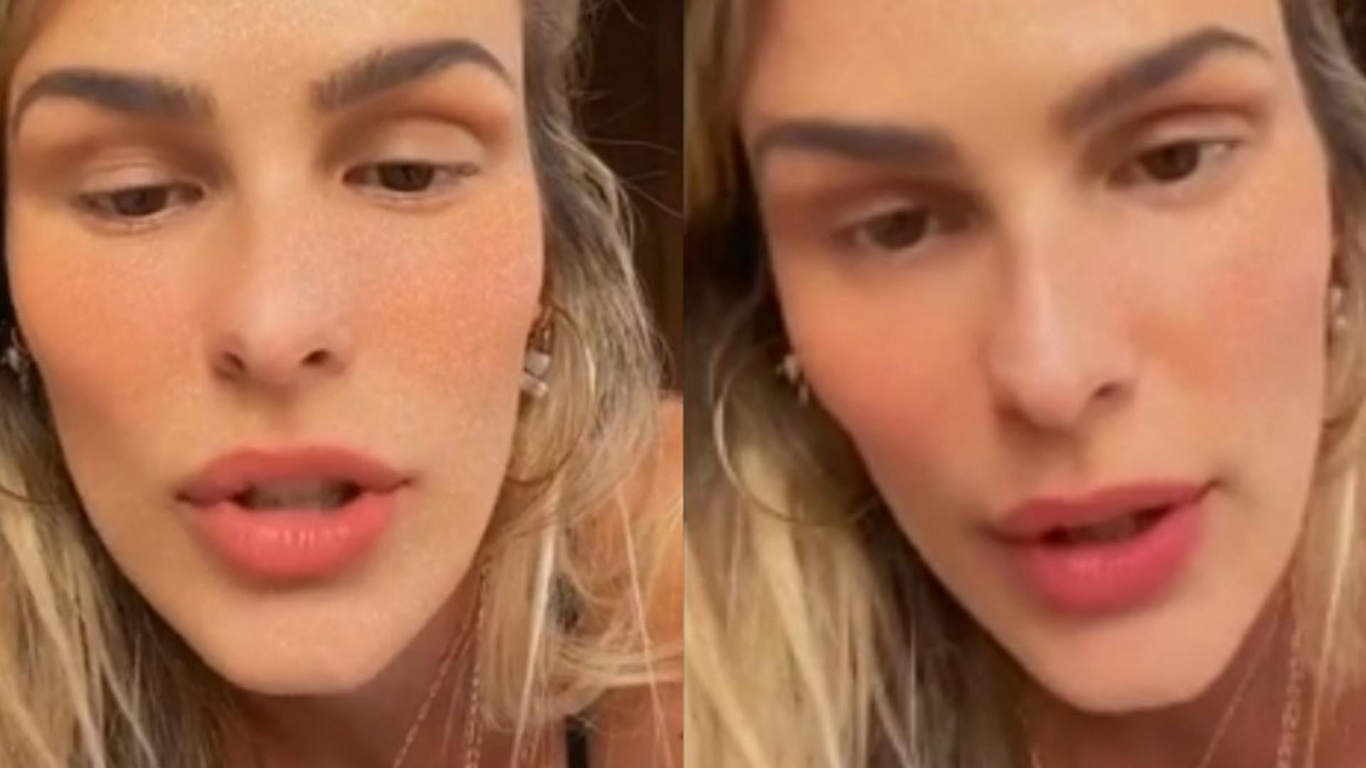 Yasmin Brunet surge abalada ao expor ataques: “Torço que você sofra agressão”