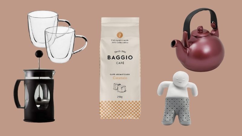 Cafeteira, chaleira, espumador de leite e mais: 12 itens para fazer bebidas quentes
