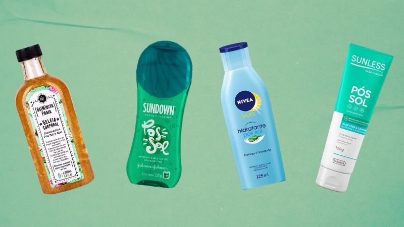 Pós-sol: 5 cremes para proteger e hidratar a pele neste verão
