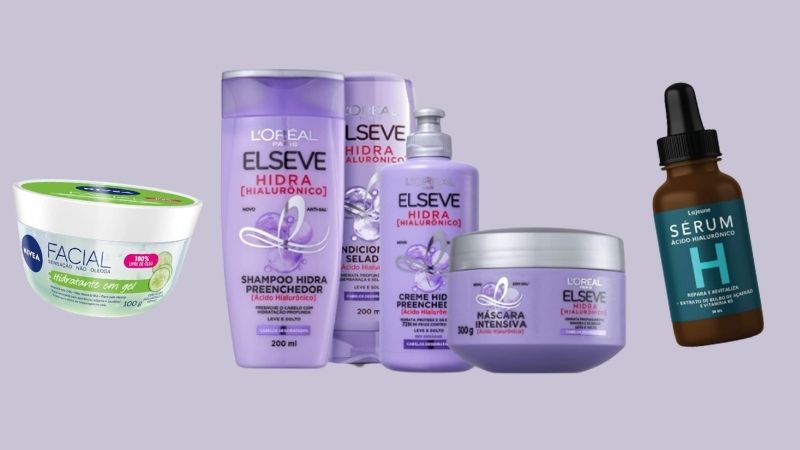 8 produtos de beleza com ácido hialurônico para adicionar na sua rotina
