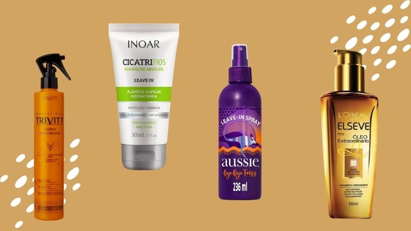 Leave-in, spray, óleo e mais: 6 protetores térmicos para manter a saúde das madeixas