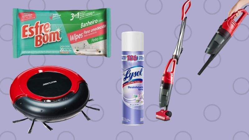 Aspirador de pó robô, mop spray e mais: 6 itens indispensáveis na hora da faxina