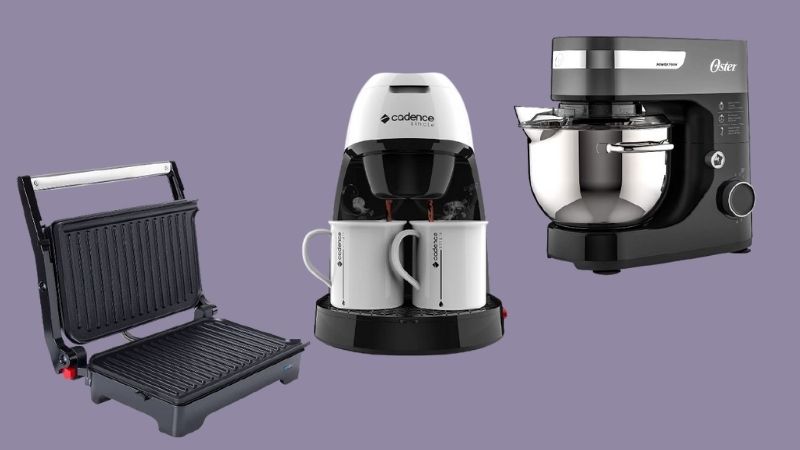 Cafeteiras, grills e mais: 8 eletroportáteis para renovar a sua cozinha