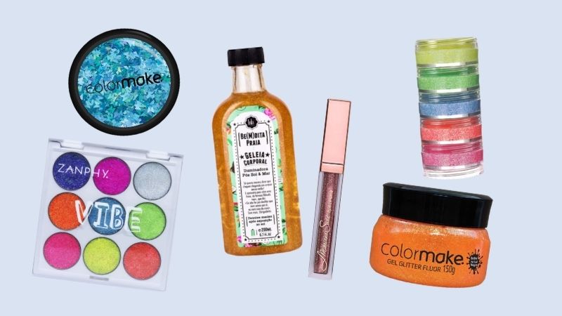 Glitter: 14 itens para você brilhar muito na hora da produção