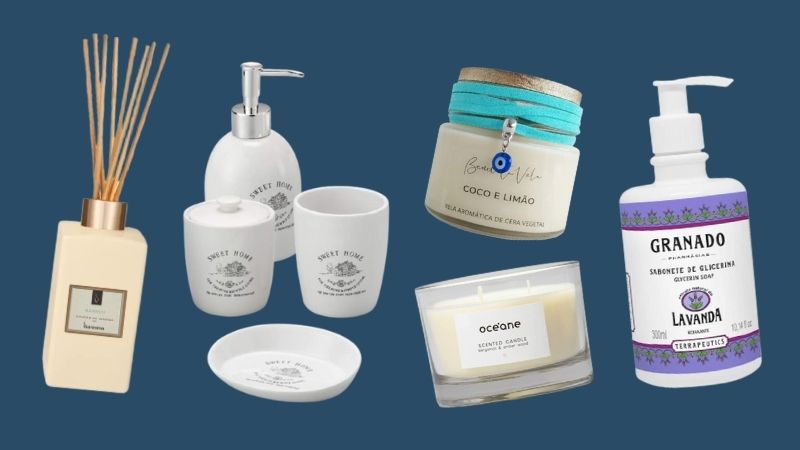 Velas, sabonetes e mais: 15 itens para decorar o seu banheiro