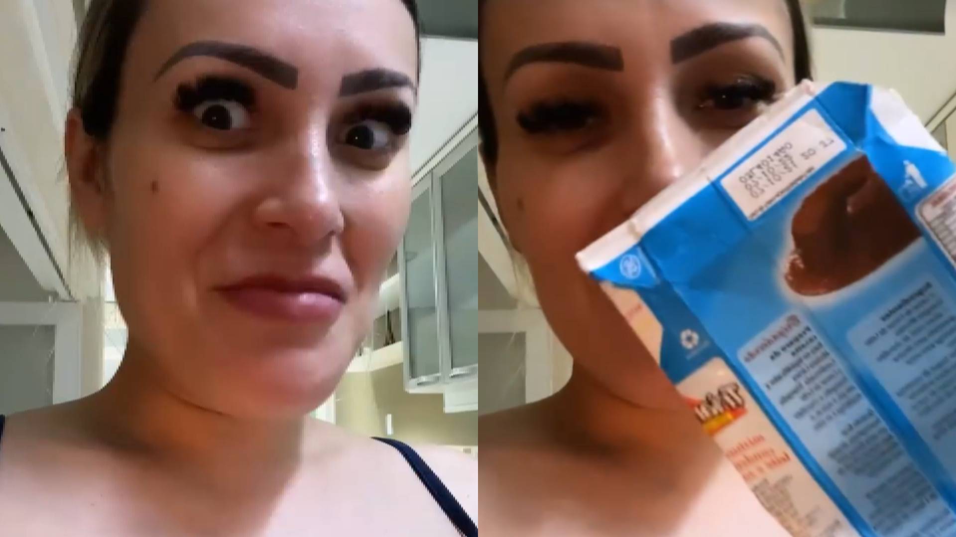 Aos seis meses, Andressa Urach começa a ter desejos de grávida: “Água na boca”