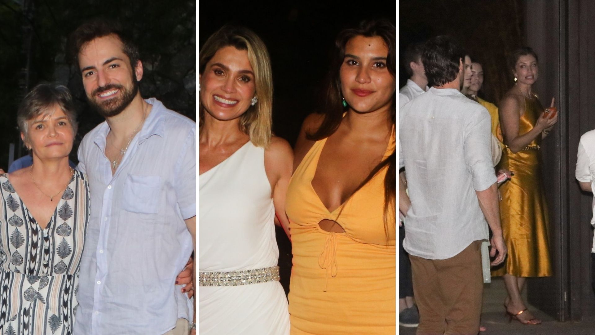 Angélica e Luciano Huck realizam festa de final de ano em sua mansão