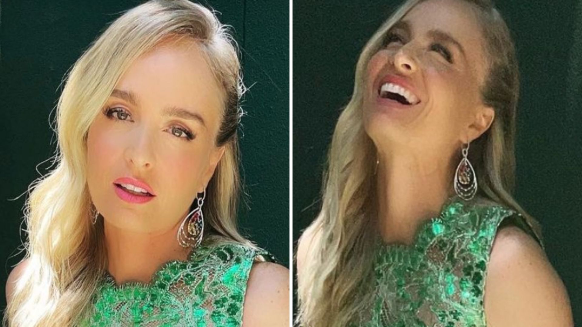 Angélica escolhe vestido coladíssimo e sofisticado para festa em sua mansão