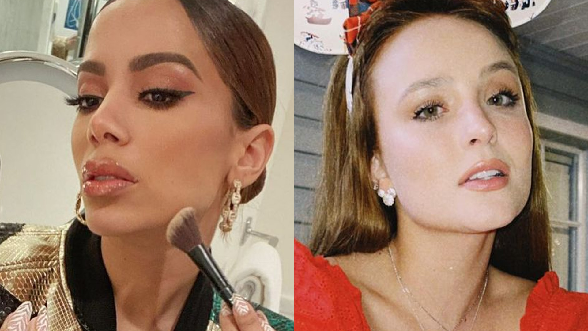 Anitta troca beijos com ficante de Larissa Manoela em festa no Rio