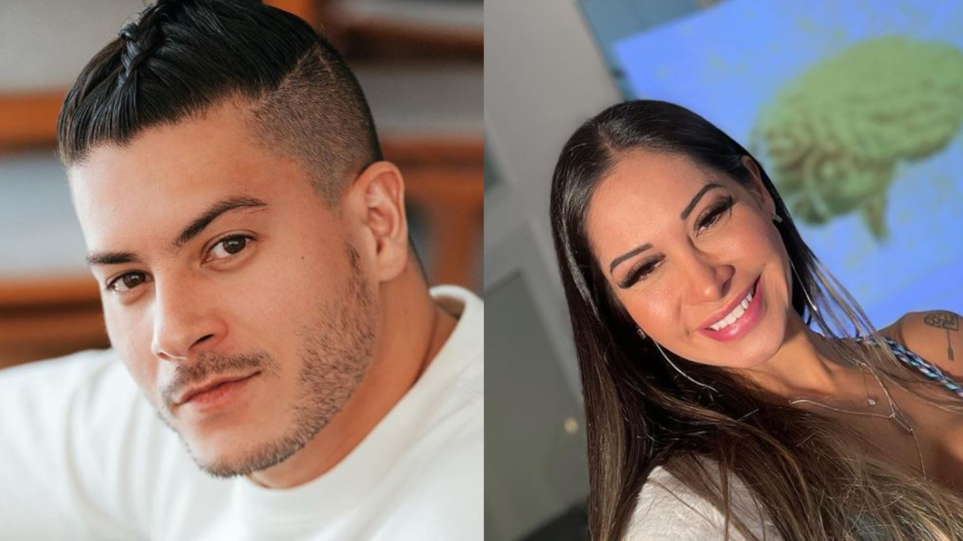 Arthur Aguiar publica primeira foto com Mayra Cardi após reatarem romance: “Eu e ela”