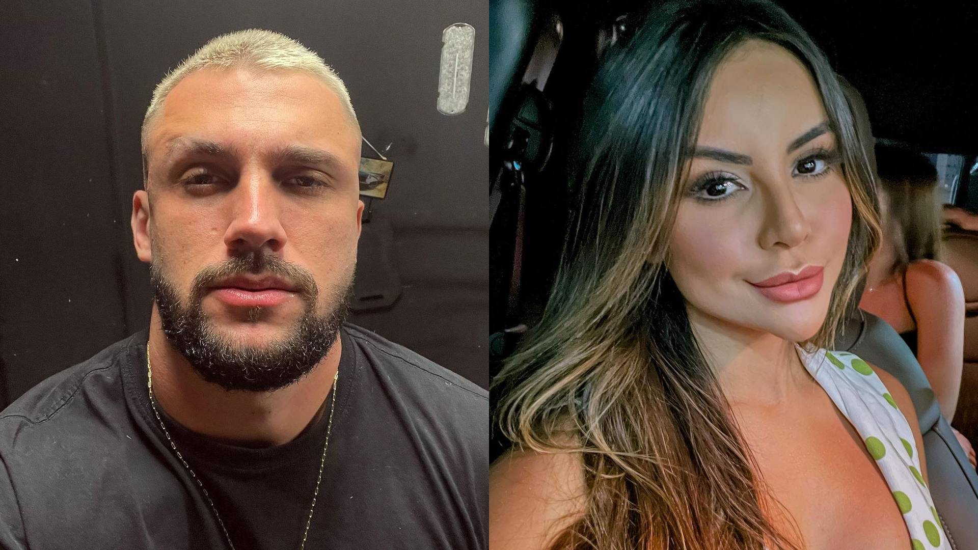 A fila andou! Ex-BBB Arthur Picoli curte jantar romântico com bailarina do Faustão