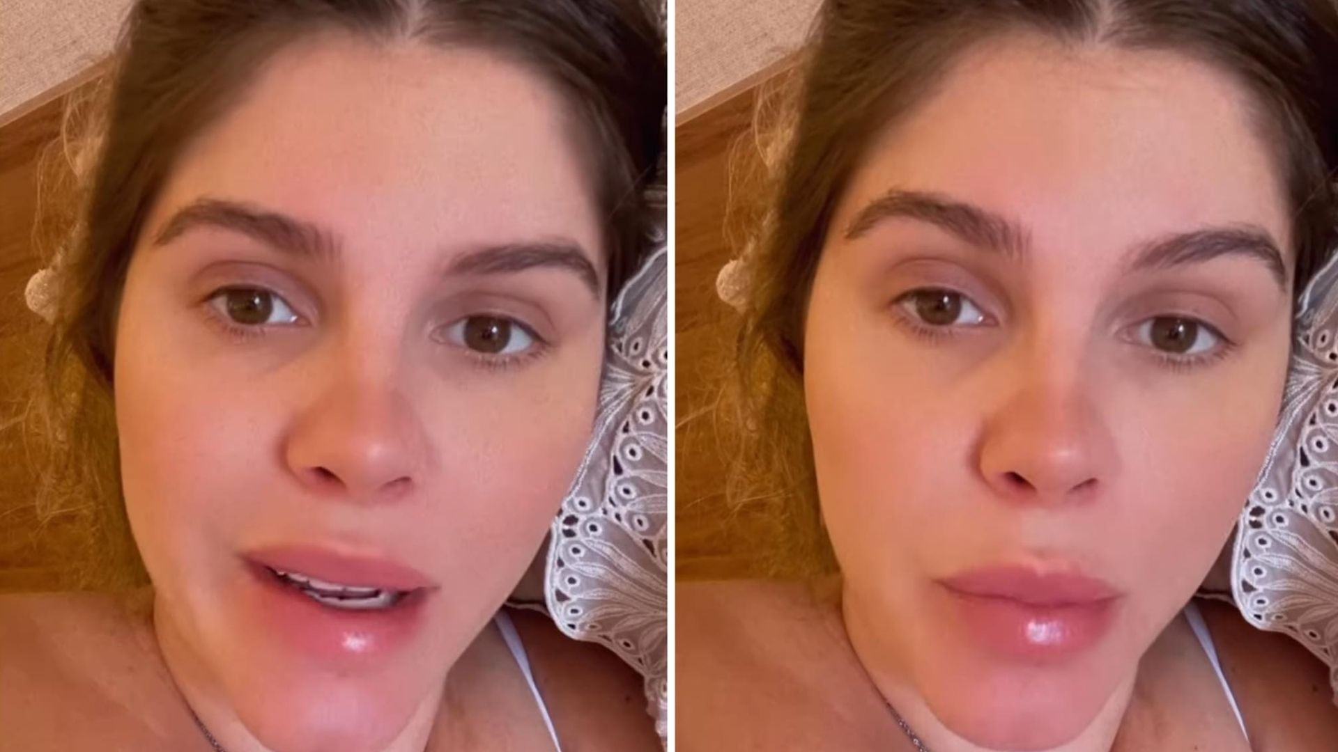 Bárbara Evans sofre com as dores intensas da gravidez e desabafa: “Fico travada”