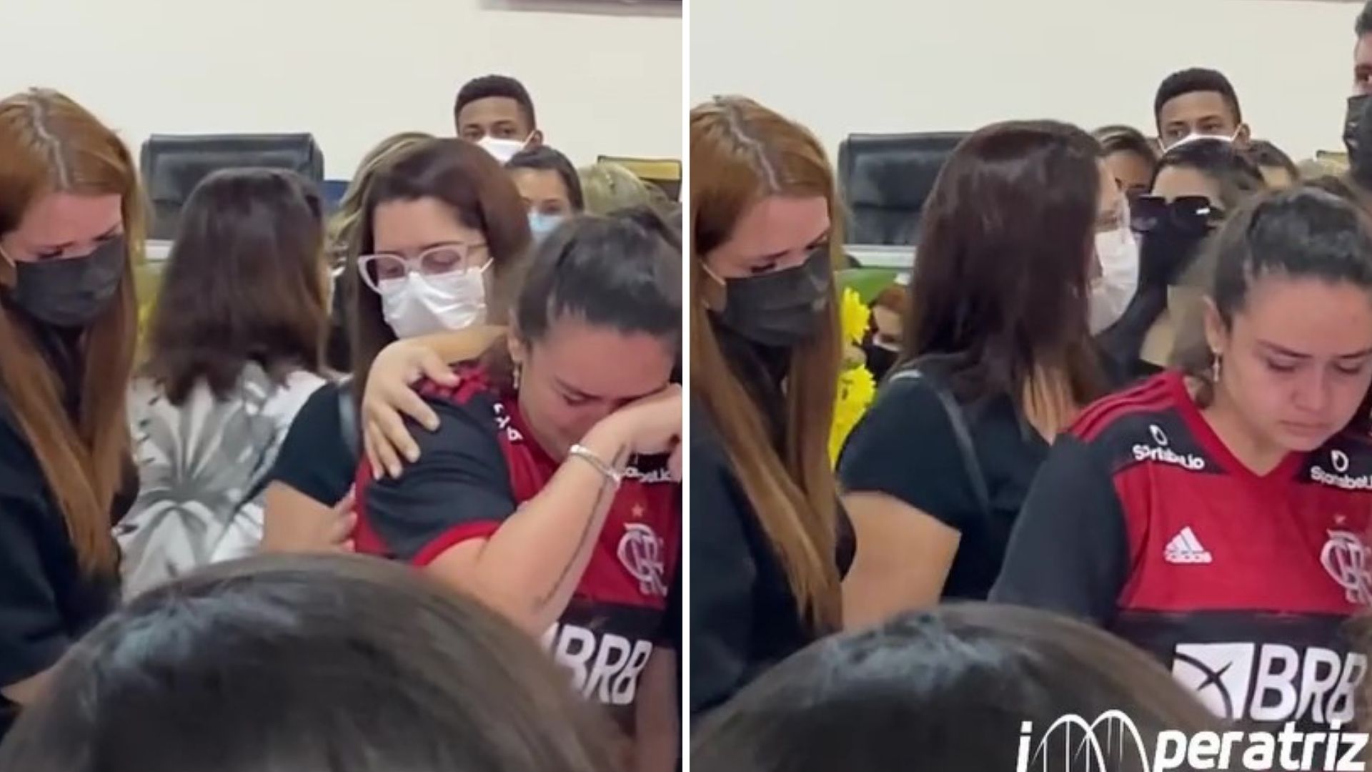 Cantora Luiza e familiares se despedem de Maurílio em velório no Maranhão
