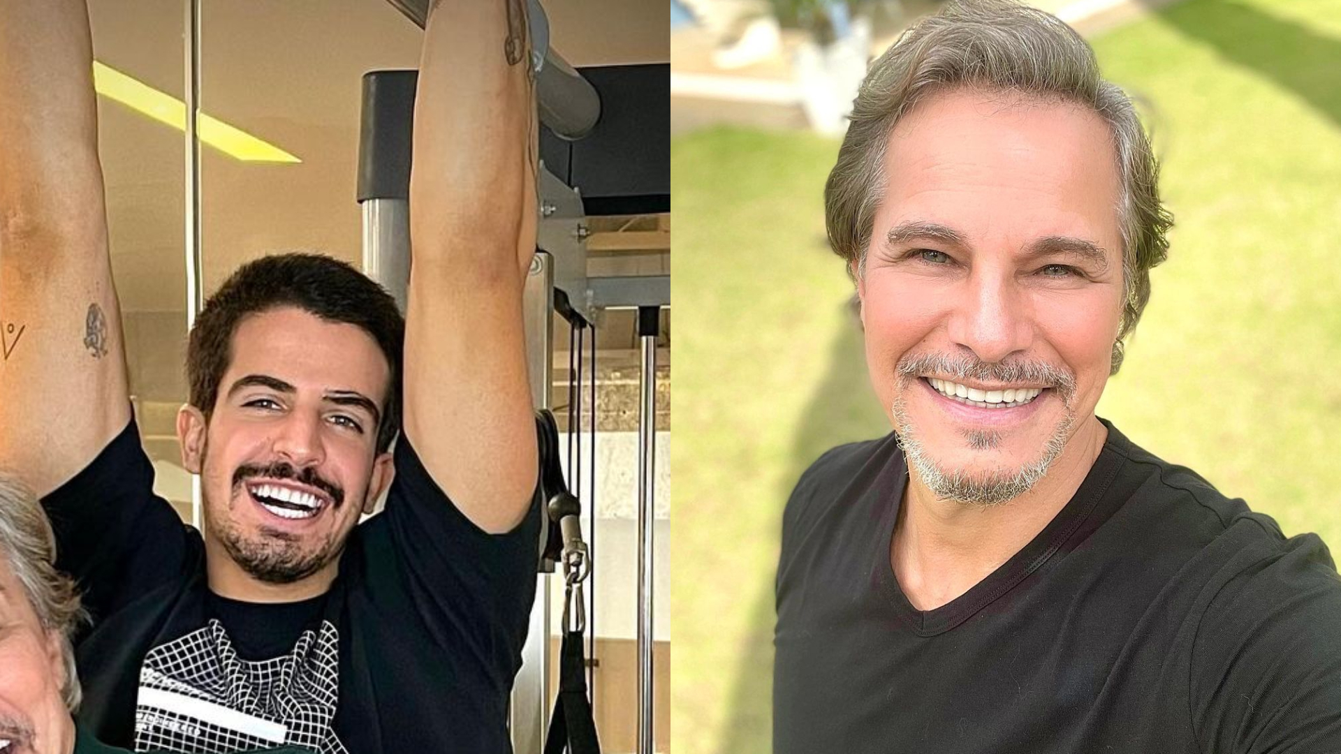 Enzo Celulari brinca de cavalinho com o pai, Edson Celulari: “Filhos não crescem”