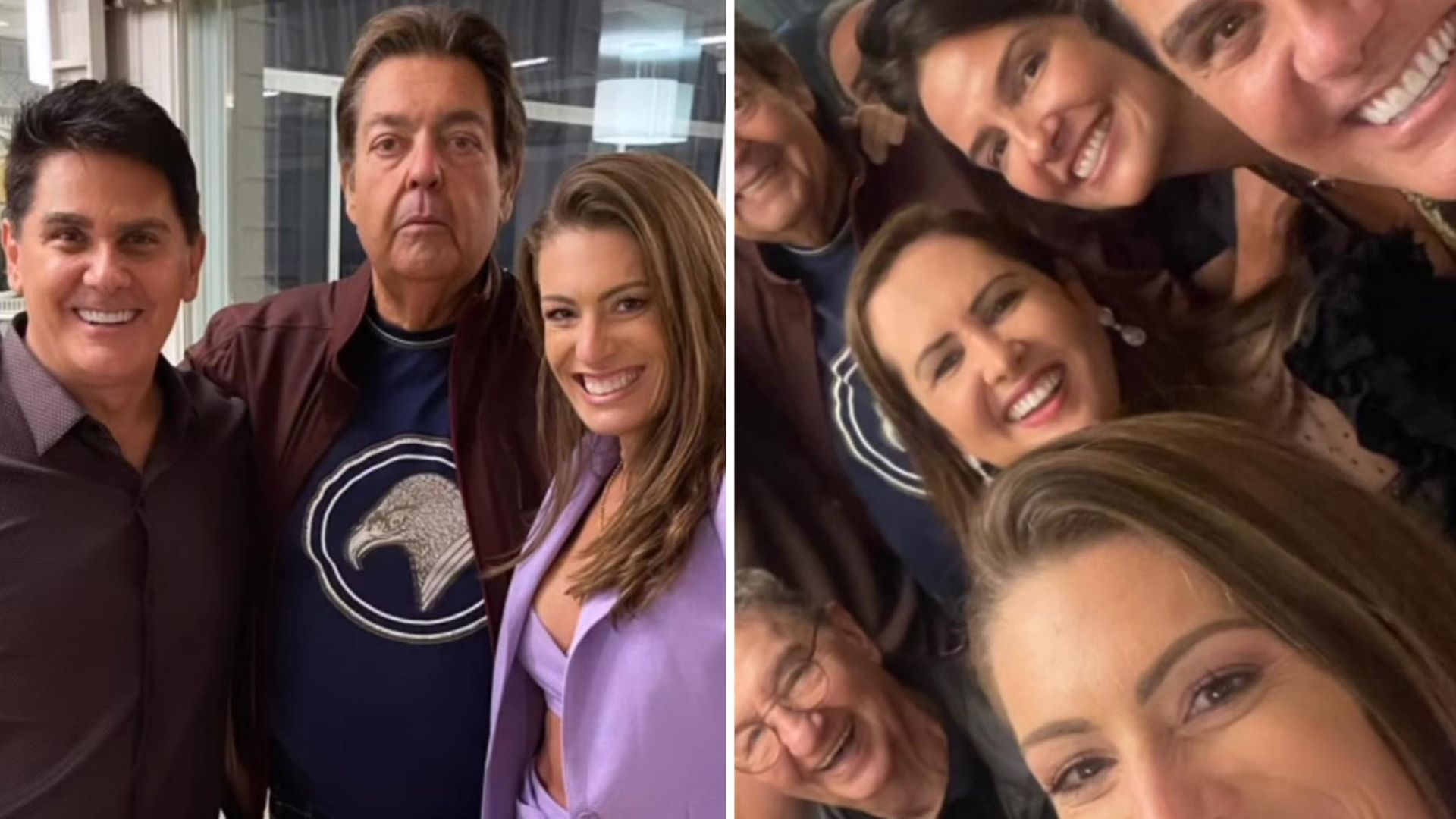 Esposa de César Filho mostra jantar na casa de Fausto Silva: “Celebrar a vida”