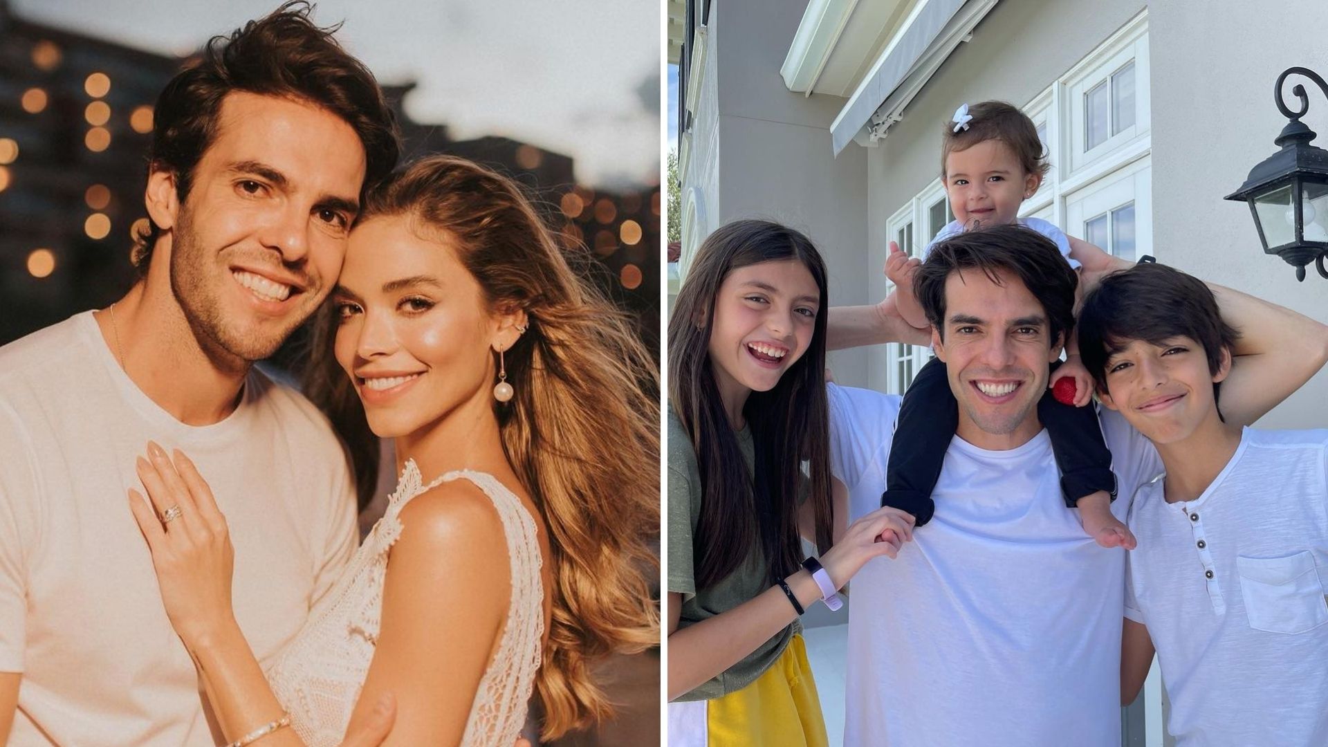 Esposa de Kaká revela se tem ciúmes dos filhos do jogador com a ex-mulher